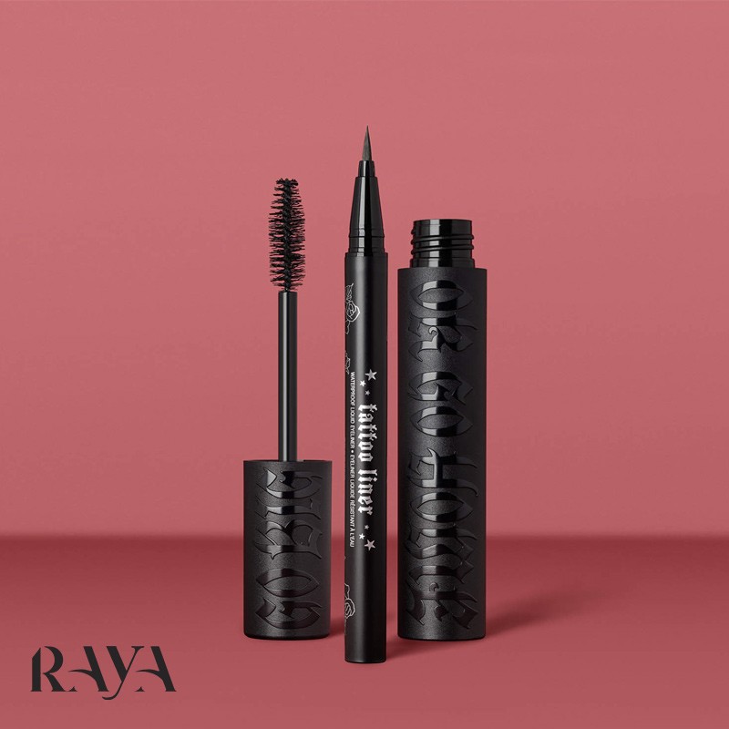 خط چشم مایع ضد آب کت وان دی مدل مینی تتو لاینر KVD Beauty Mini Tattoo Liner Waterproof Liquid Eyeliner